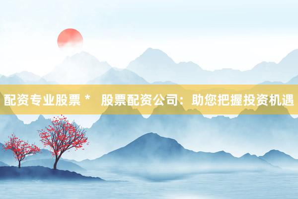 配资专业股票 *   股票配资公司：助您把握投资机遇