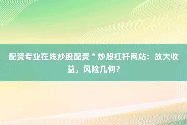 配资专业在线炒股配资 * 炒股杠杆网站：放大收益，风险几何？