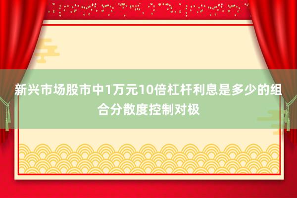 新兴市场股市中1万元10倍杠杆利息是多少的组合分散度控制对极