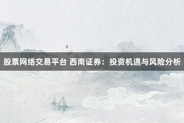 股票网络交易平台 西南证券：投资机遇与风险分析